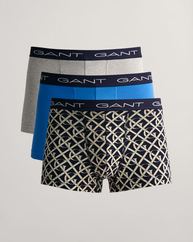 Pack de tr&ecirc;s boxers com estampado Monogram G