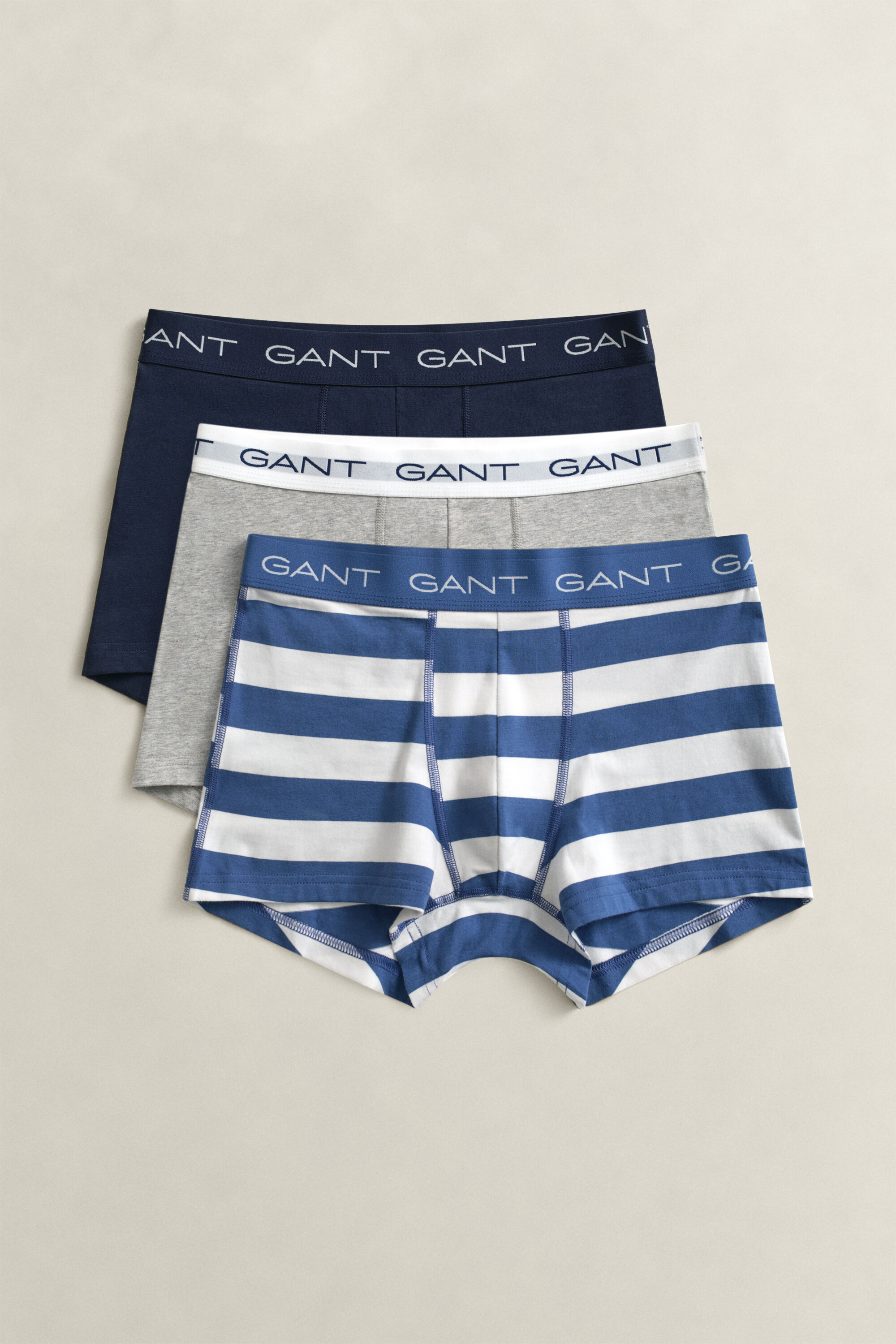 Pack de 3 pares de boxers às riscas
