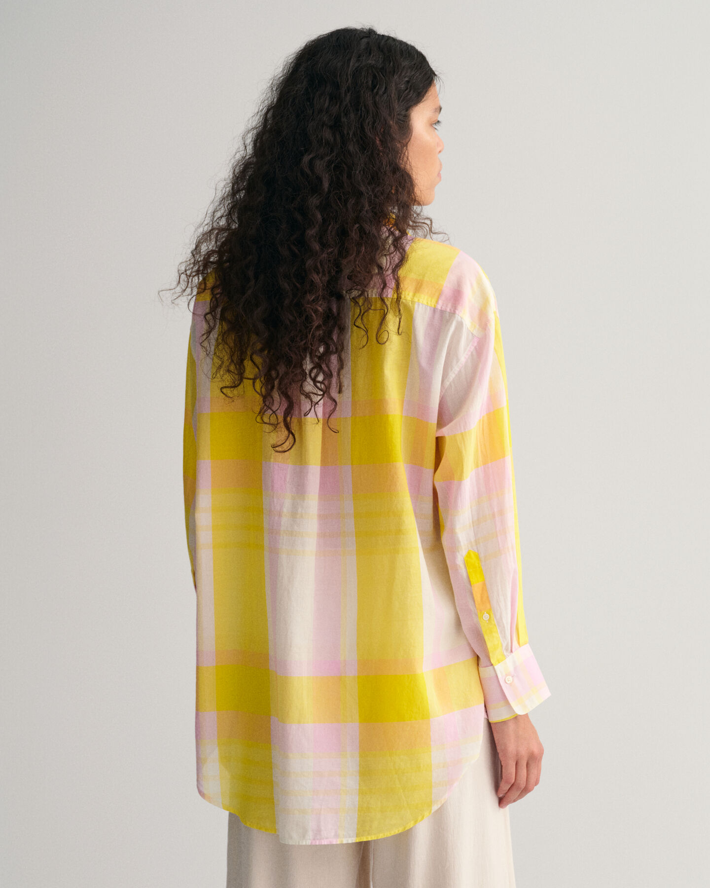 Camisa Madras oversized