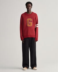 Cal&ccedil;as chino volumosas com pregas