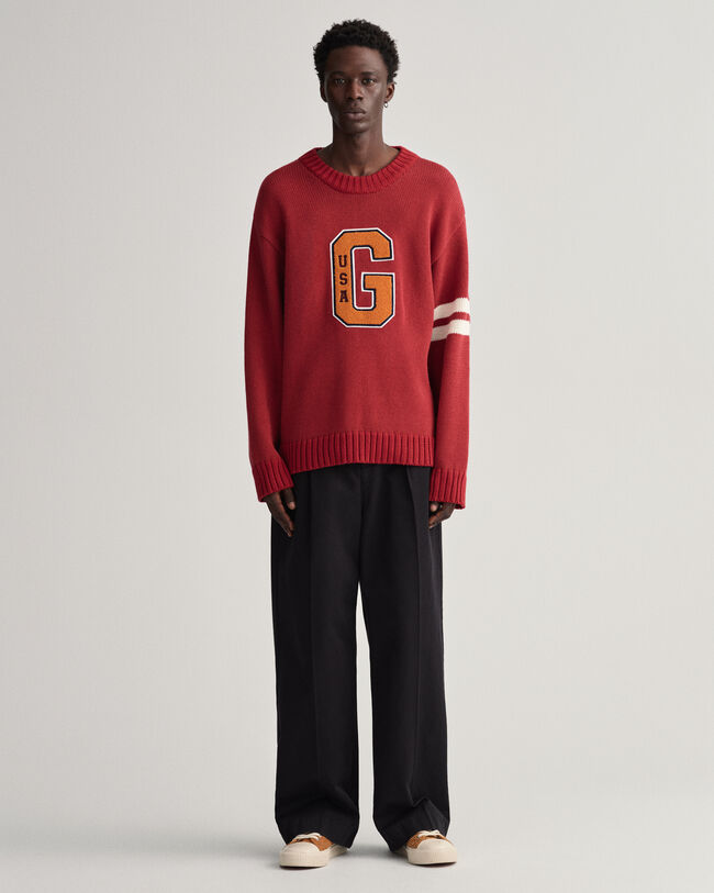 Cal&ccedil;as chino volumosas com pregas