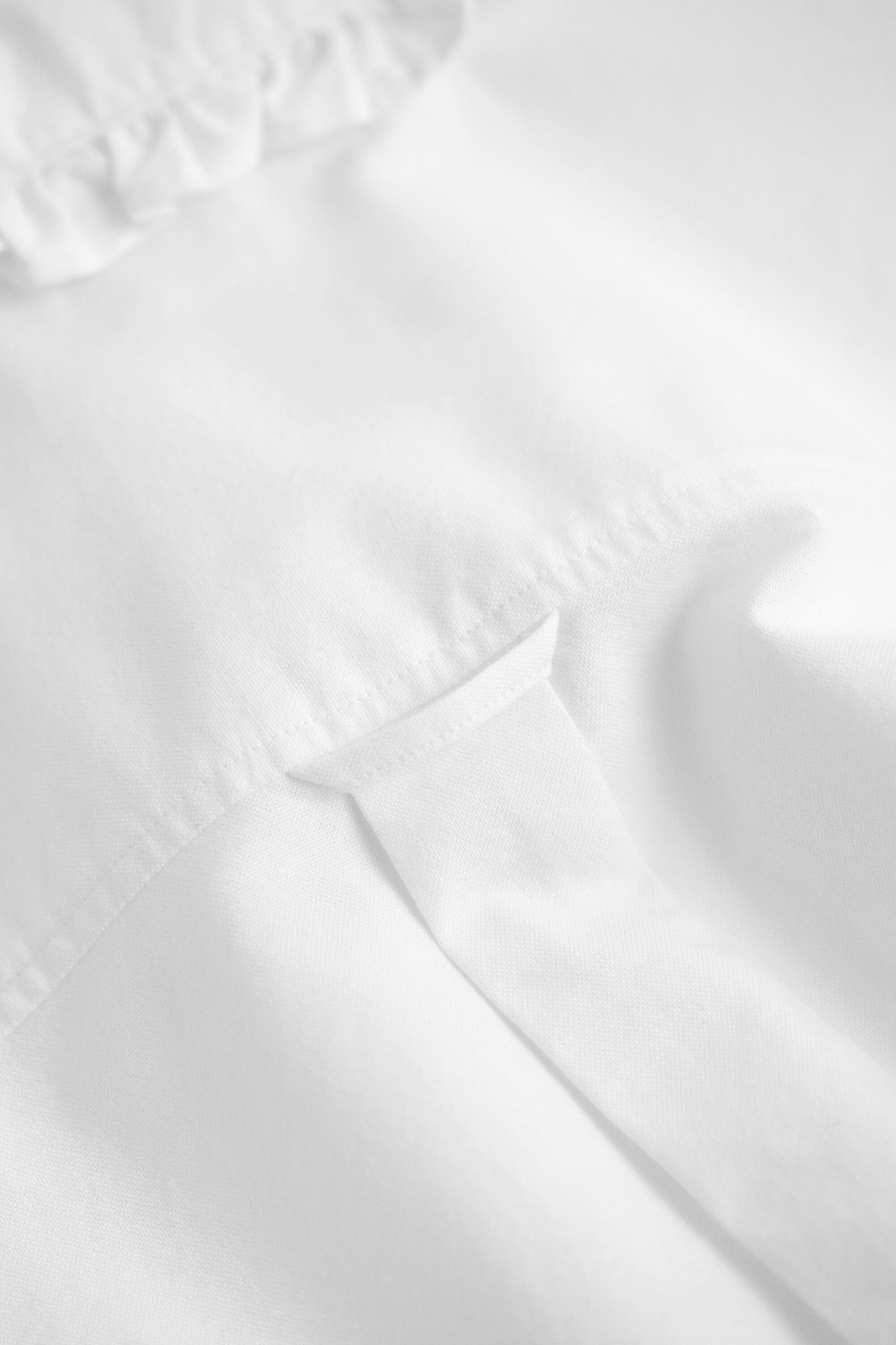 Camisa Oxford Classic com folhos