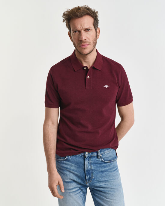 Polo em algodão piqué Shield regular fit