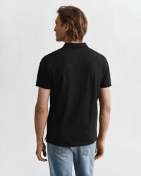 Polo em algodão piqué contrastante