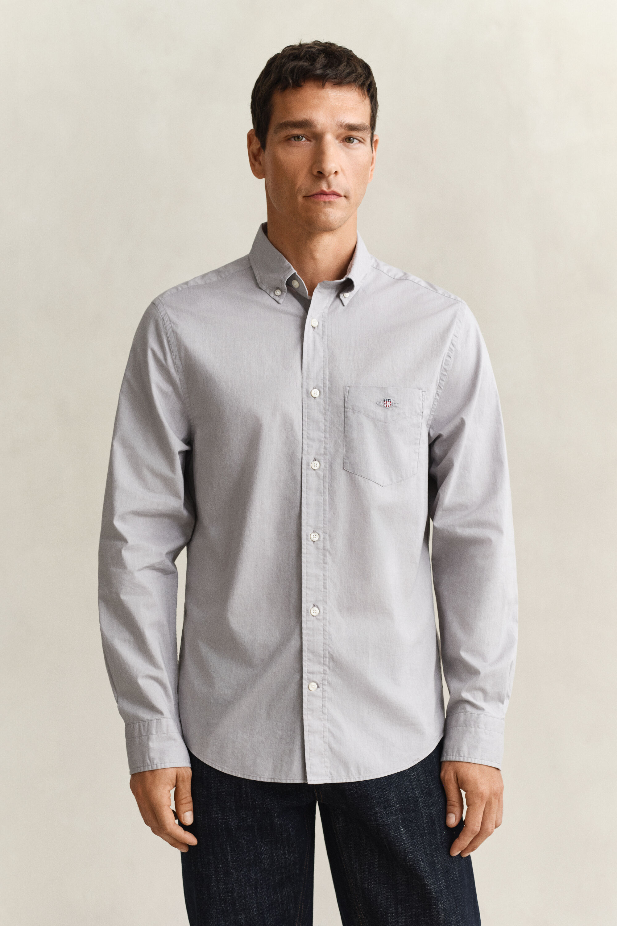 Camisa em popelina Classic regular fit