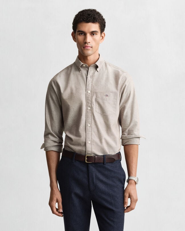 Camisa Oxford clássica regular fit