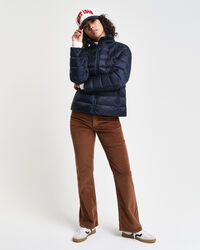 Blusão de penas leve com logótipo