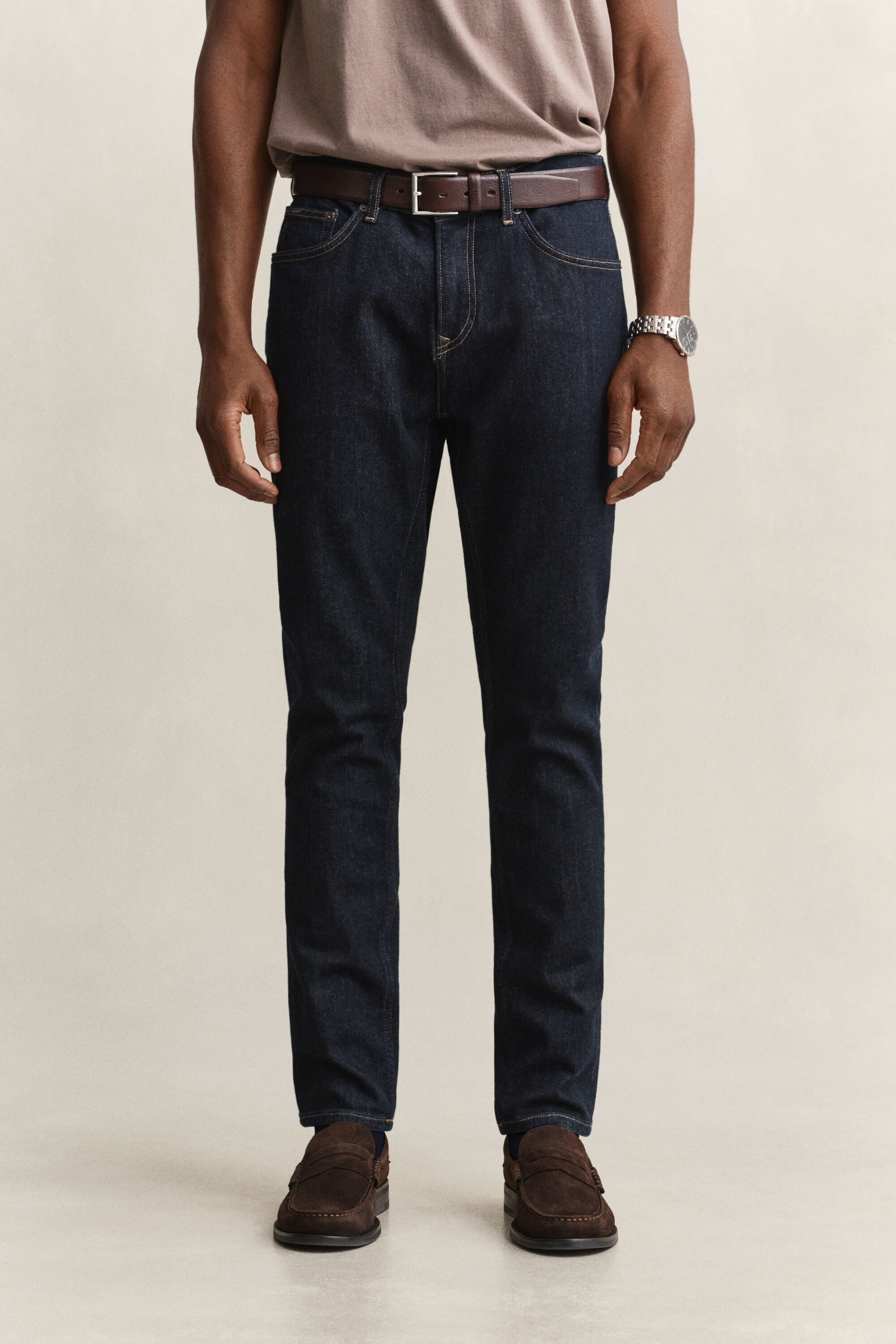 Calças de ganga Clean Wash slim fit