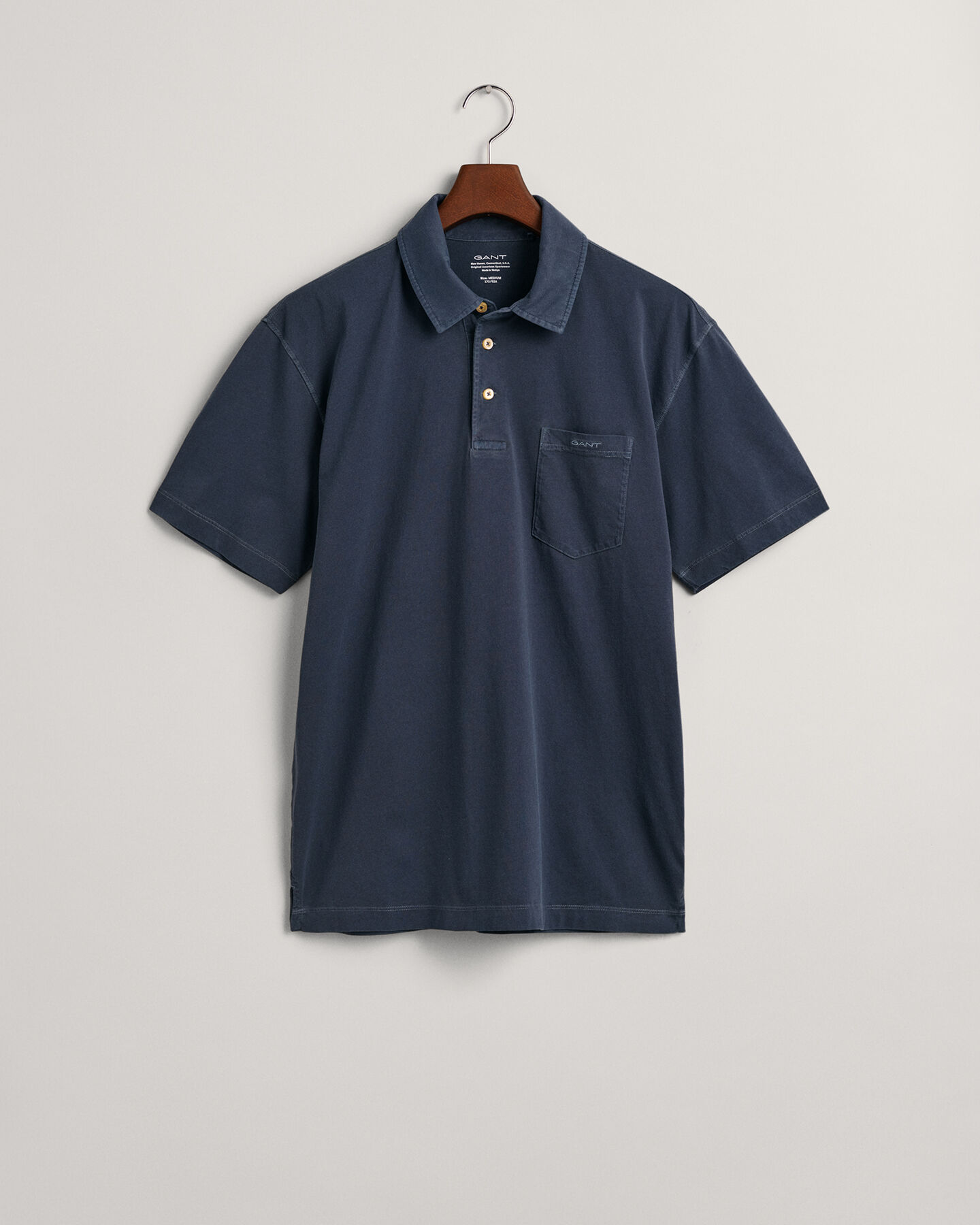 Polo em jersey Sunfaded