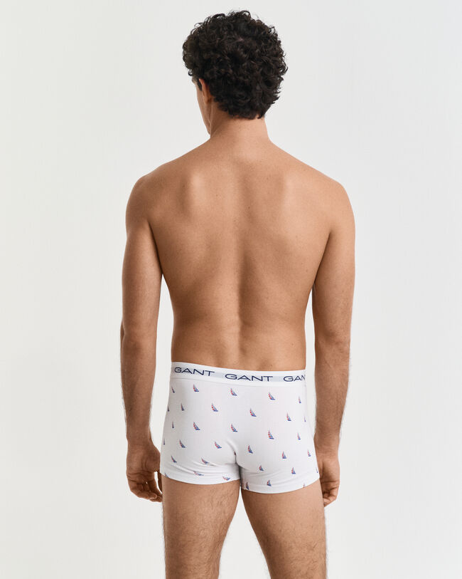 Pack de três boxers com estampado de barcos