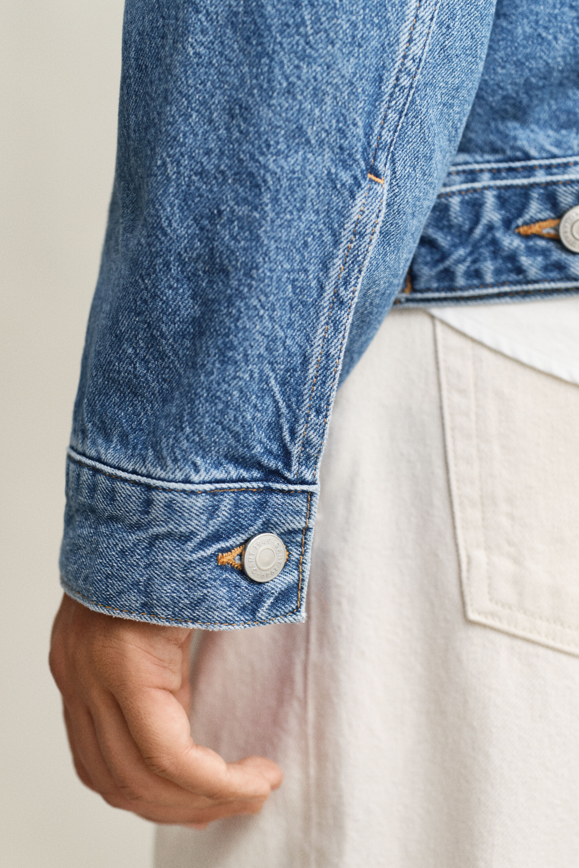 Casaco de ganga Trucker