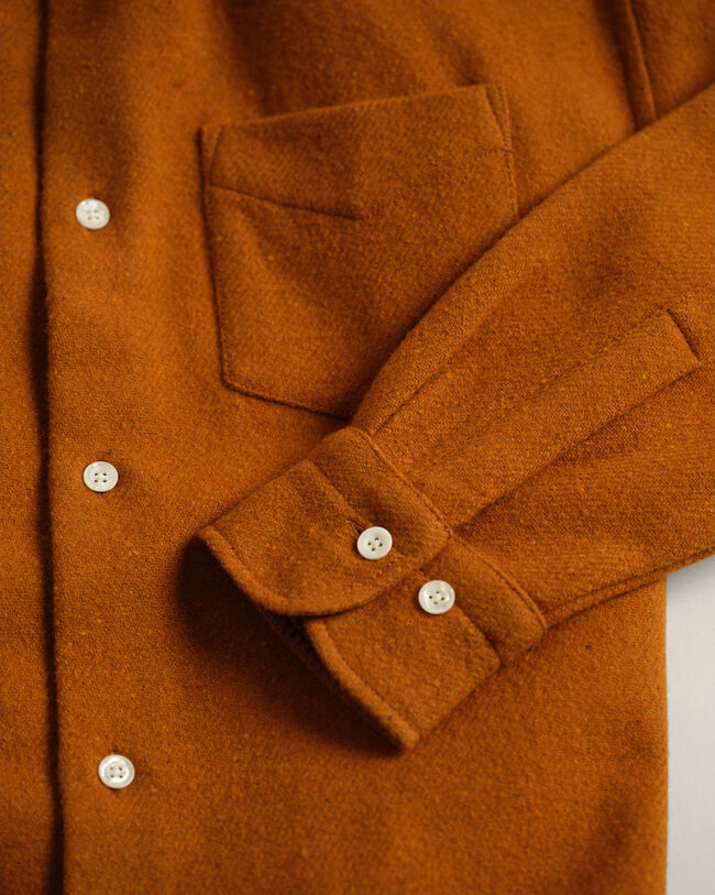 Camisa em lã Wrangler x GANT relaxed fit