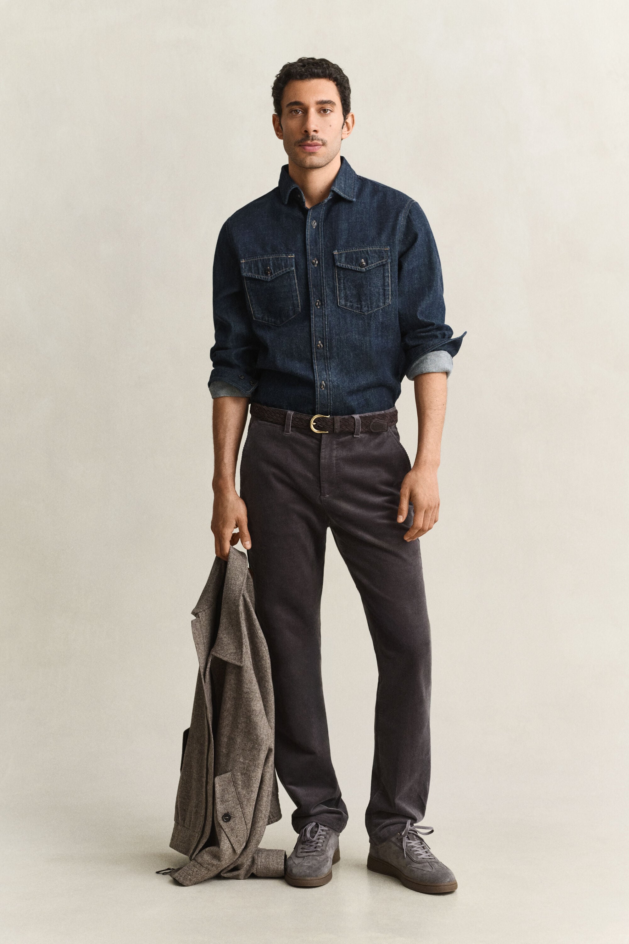 Camisa de ganga Selvedge