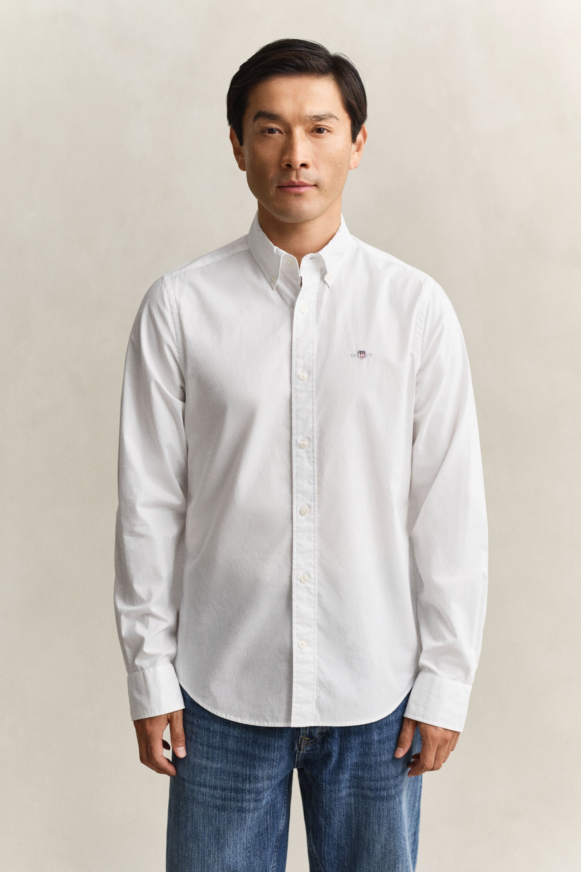 Camisa em popelina Classic slim fit