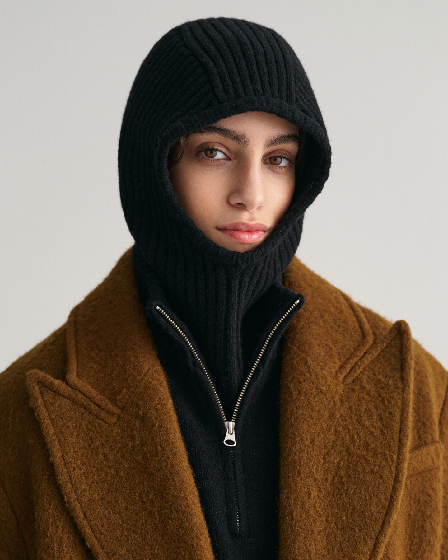 Balaclava em malha de lã