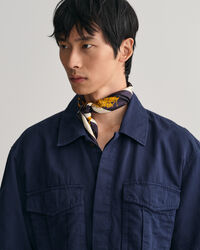 Camisa utilit&aacute;ria de manga curta relaxed fit