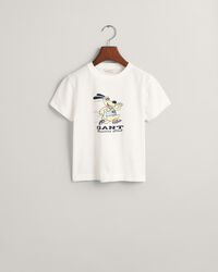 T-shirt com estampado GANT Running Dog Kids
