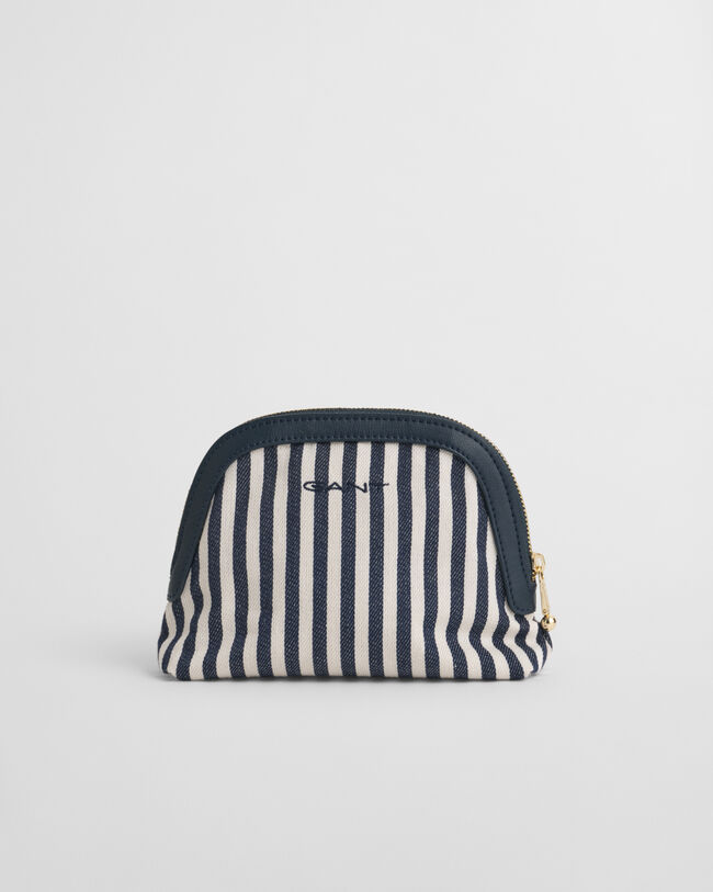 Bolsa de maquilhagem às riscas Hickory