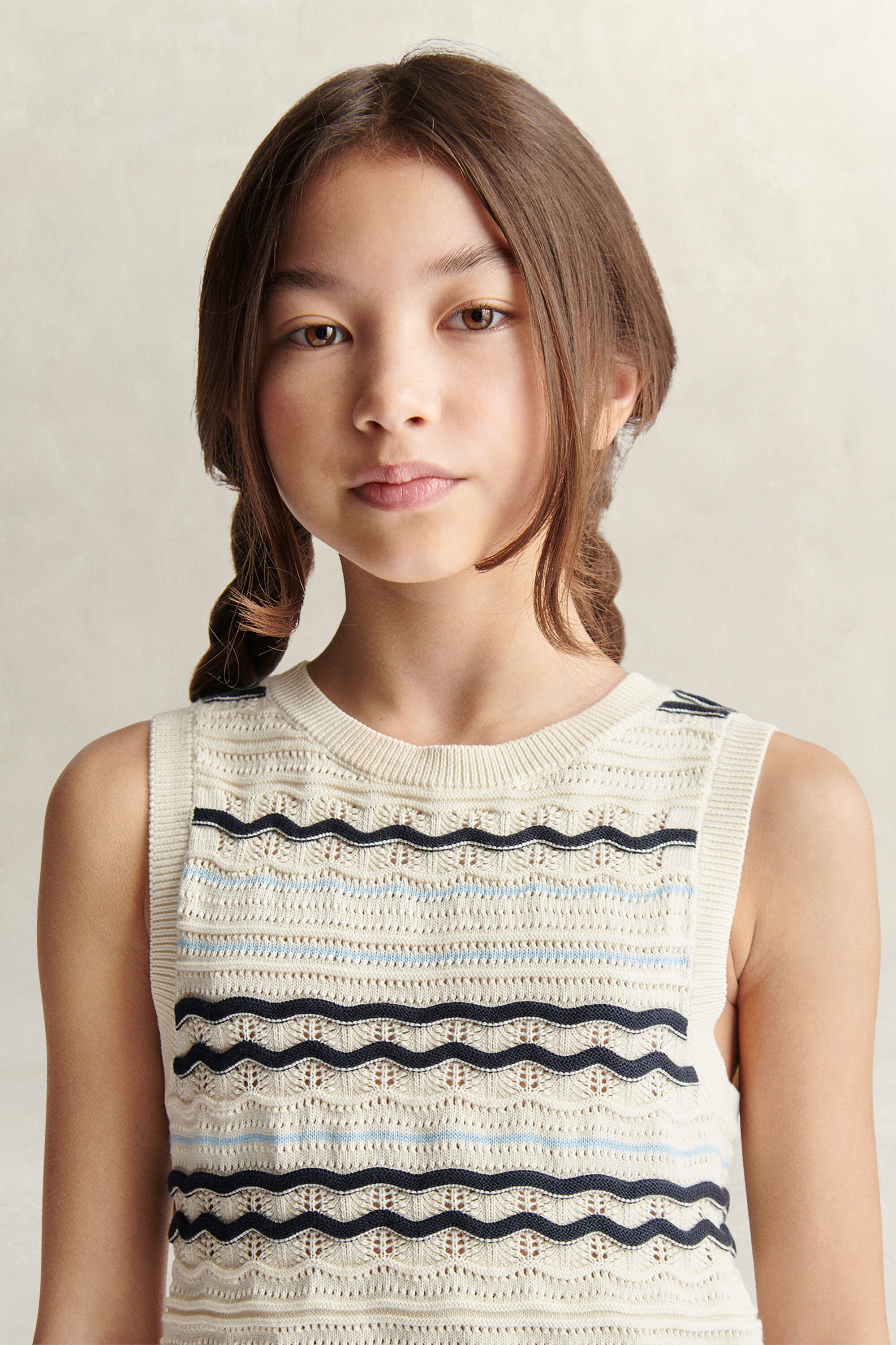 Colete de malha Teen Girls