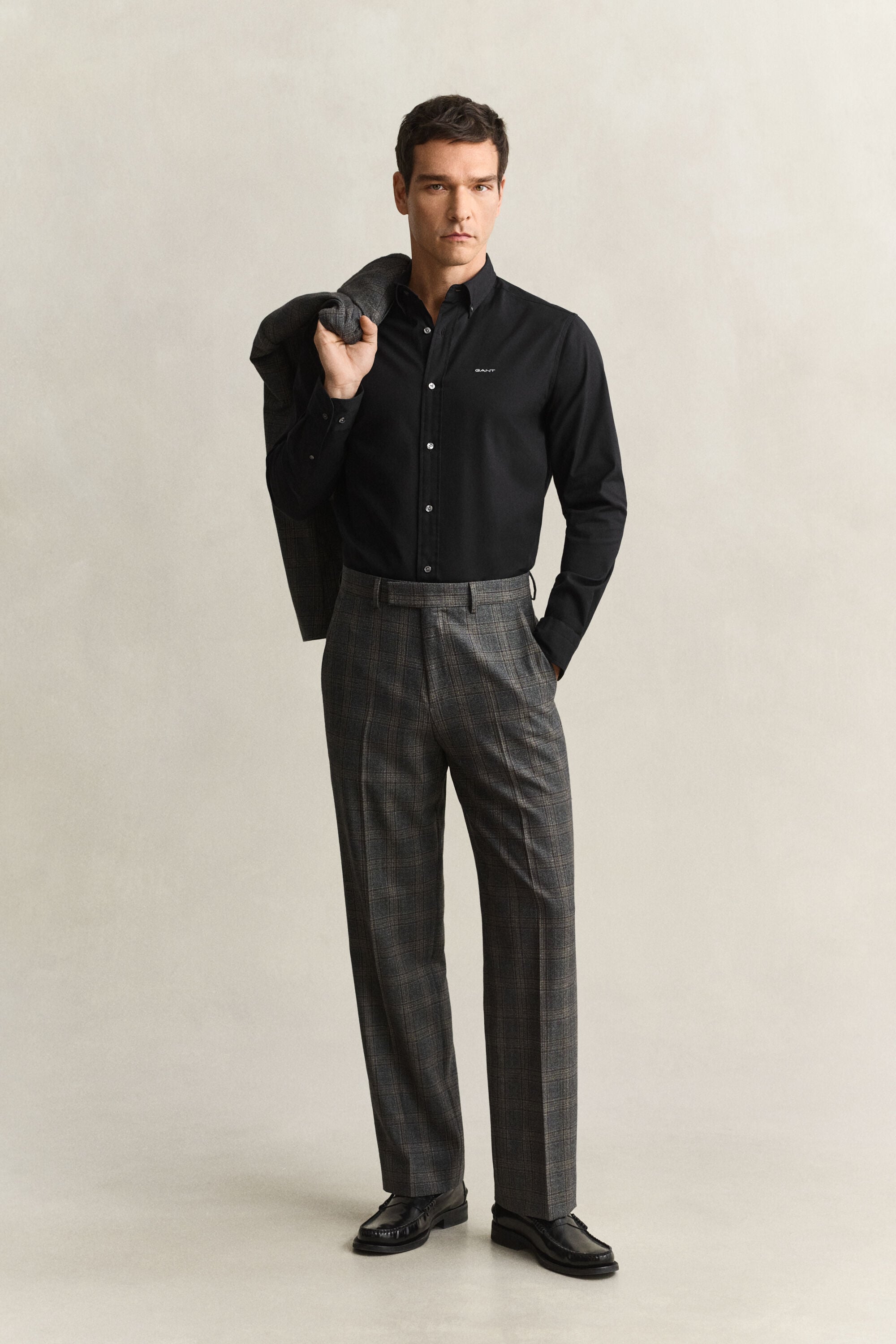 Camisa Oxford pinpoint regular fit