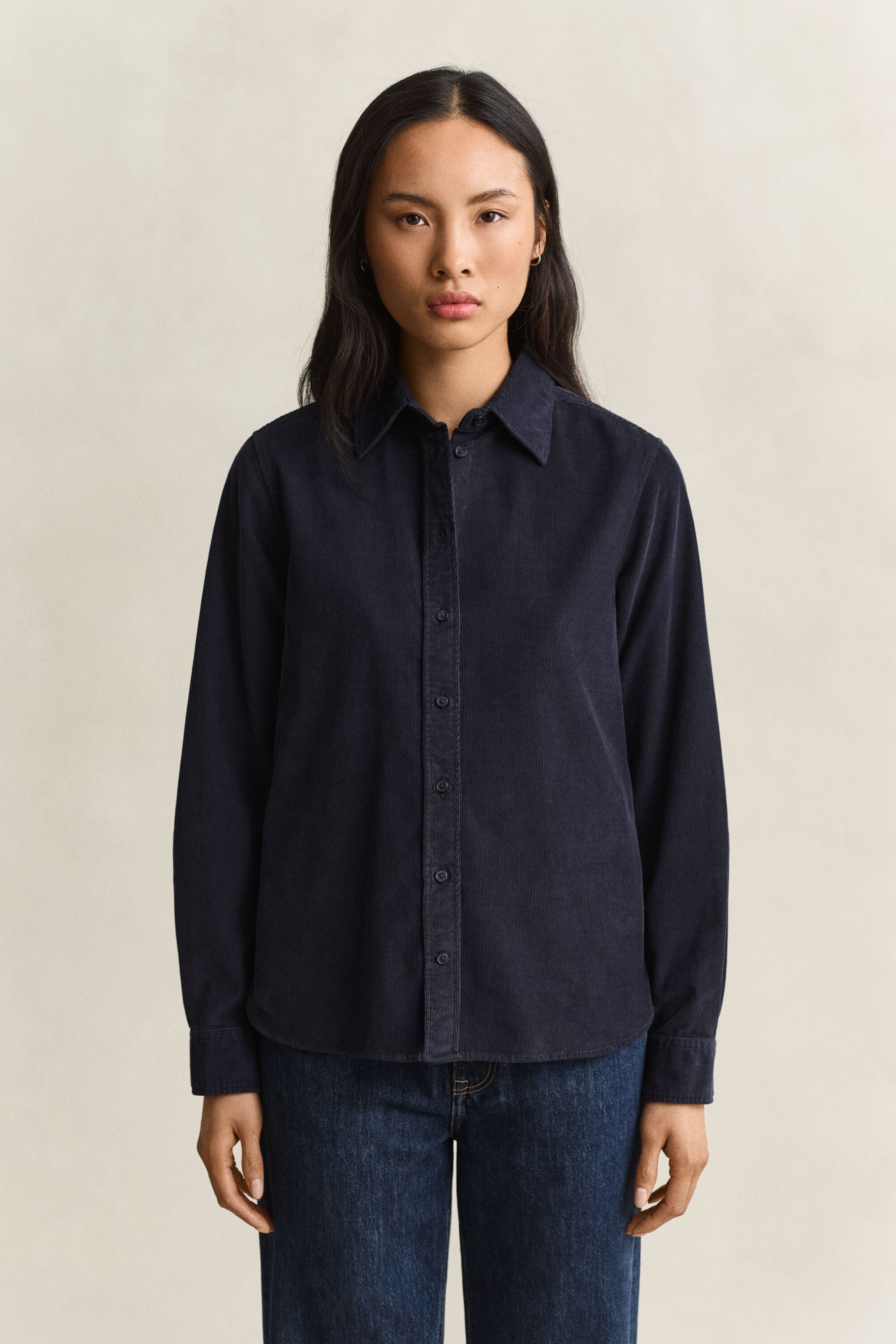 Camisa de bombazina regular fit