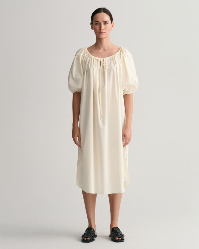 Vestido com franzidos