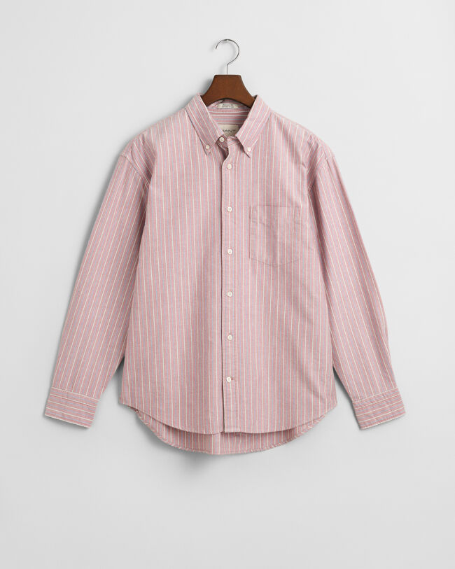 Camisa Oxford Heritage &agrave;s riscas relaxed fit