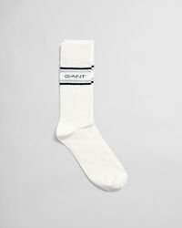 Meias às riscas Logo