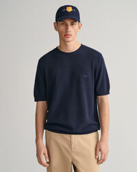 T-shirt em algodão piqué