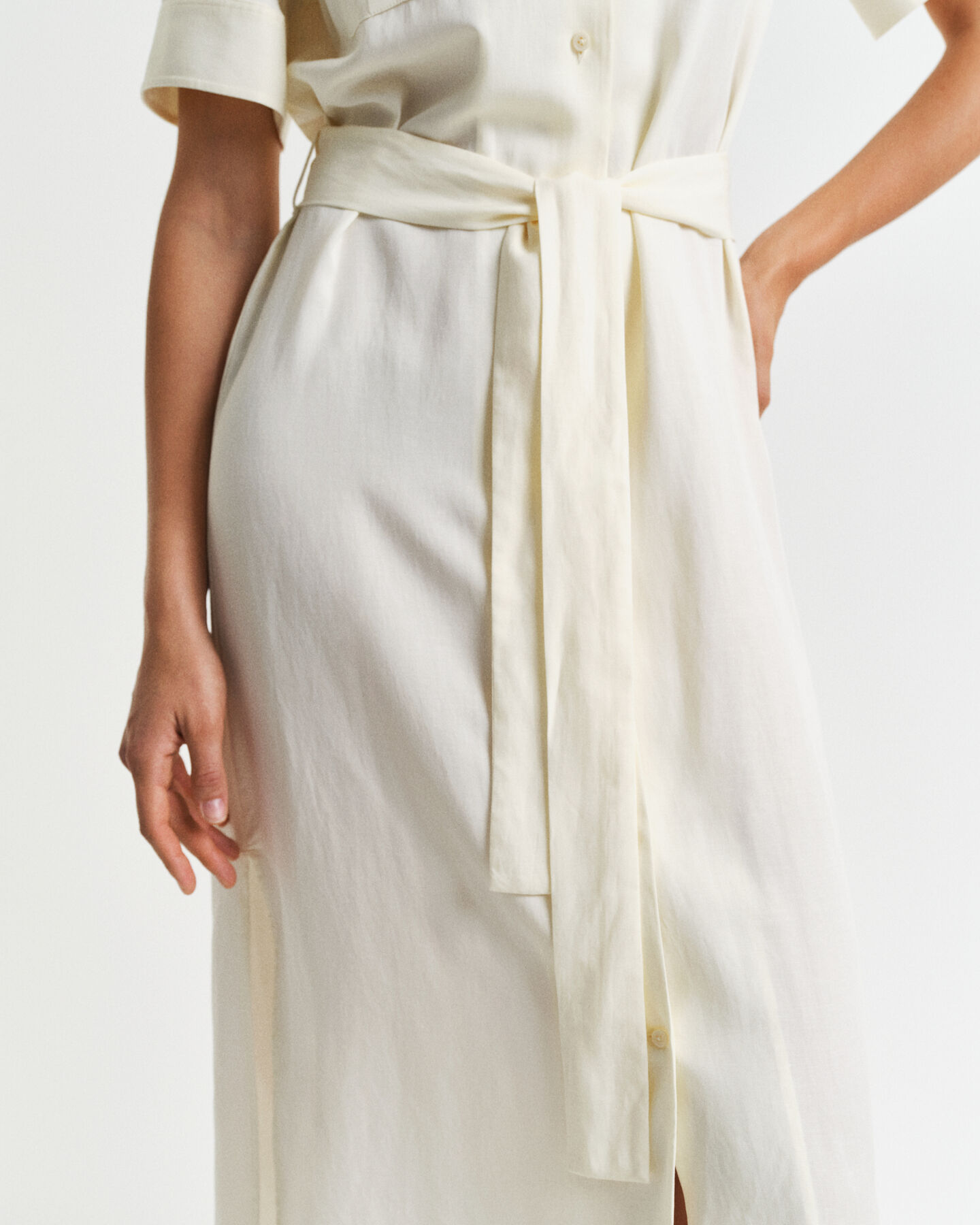 Vestido com bolsos regular fit