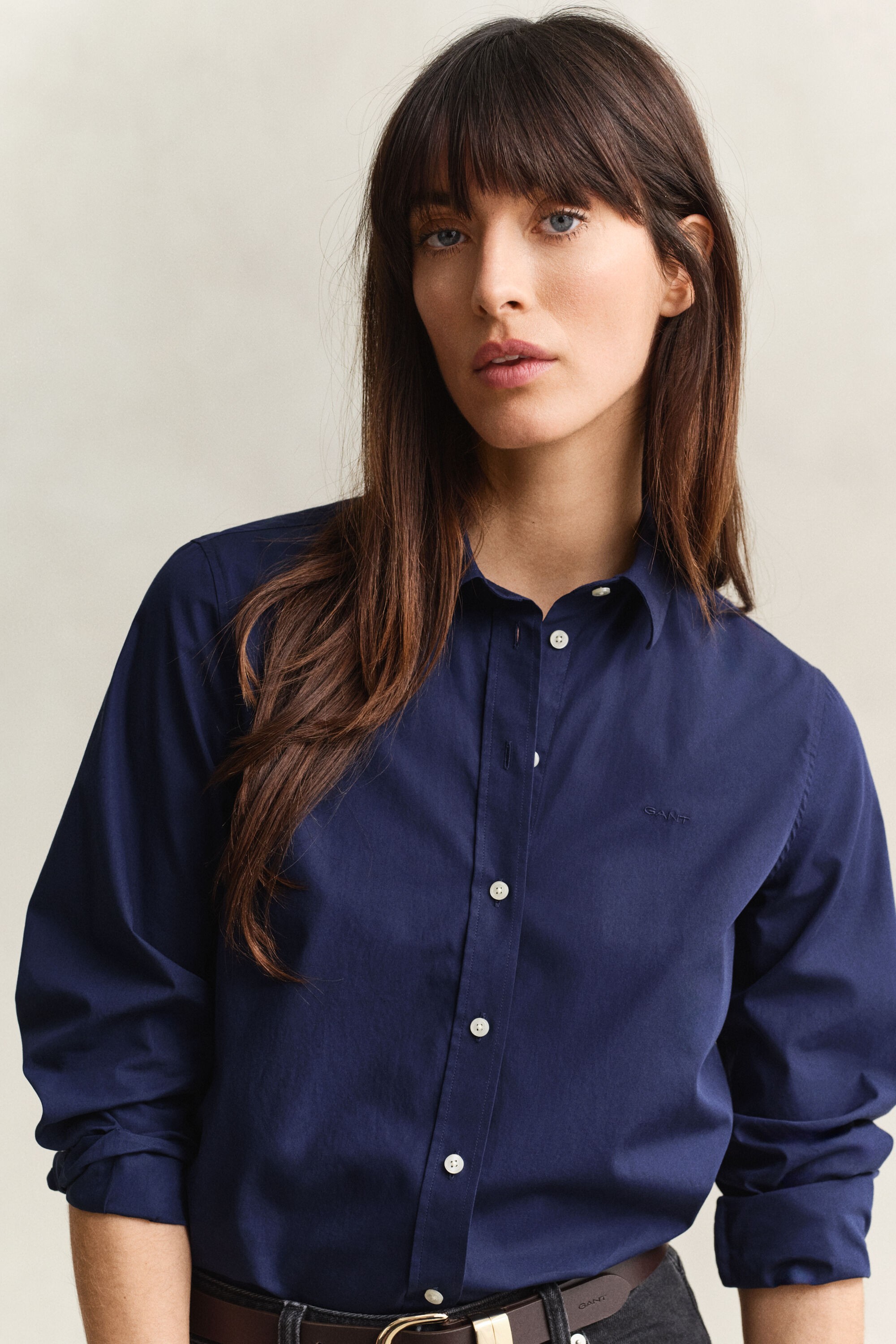 Camisa em popelina Classic regular fit