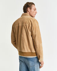 Casaco Harrington em camurça