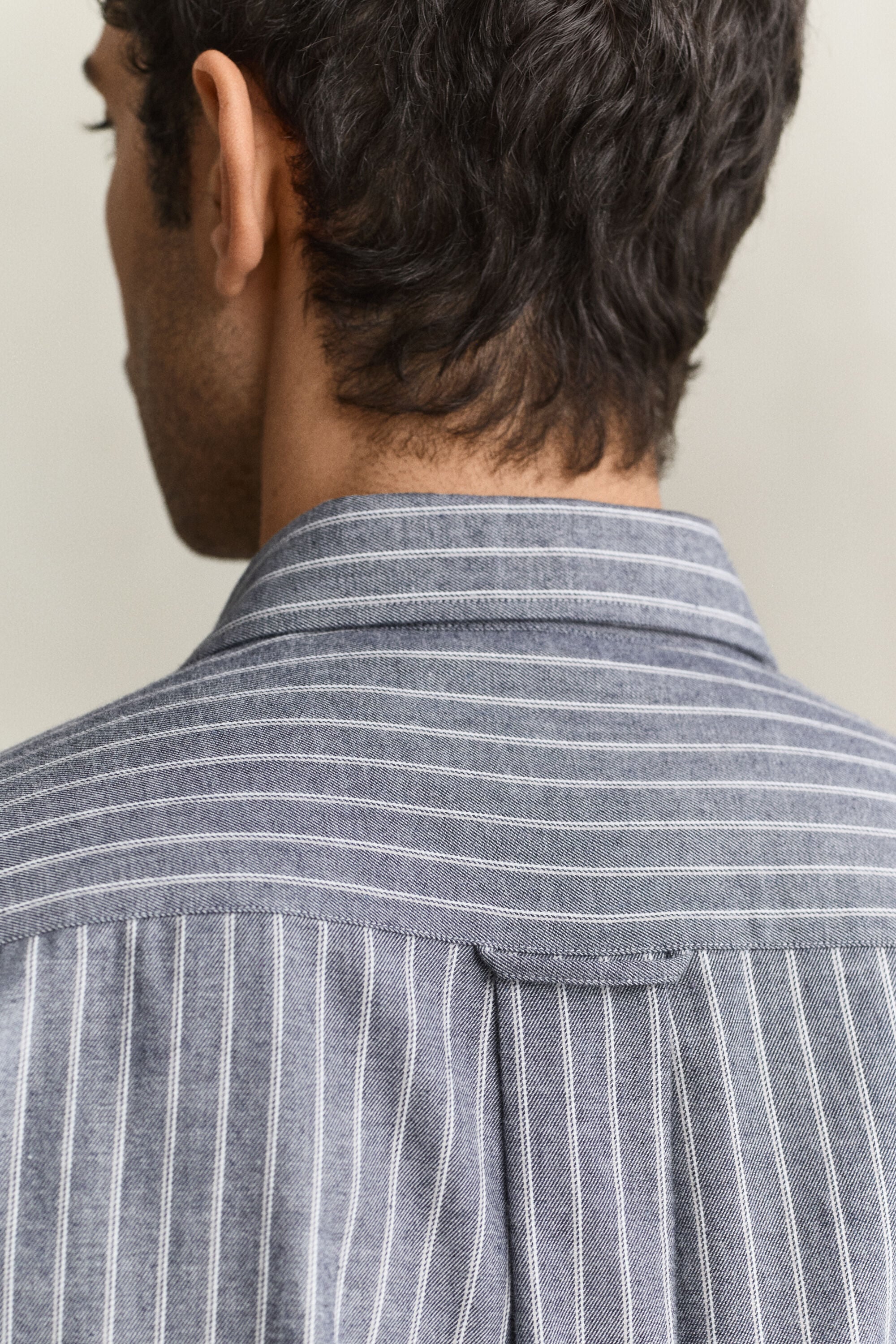 Camisa de flanela às riscas Mélange