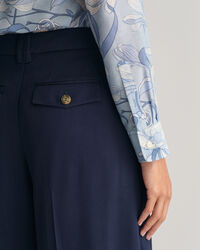 Camisa em seda e algodão Magnolia Print regular fit