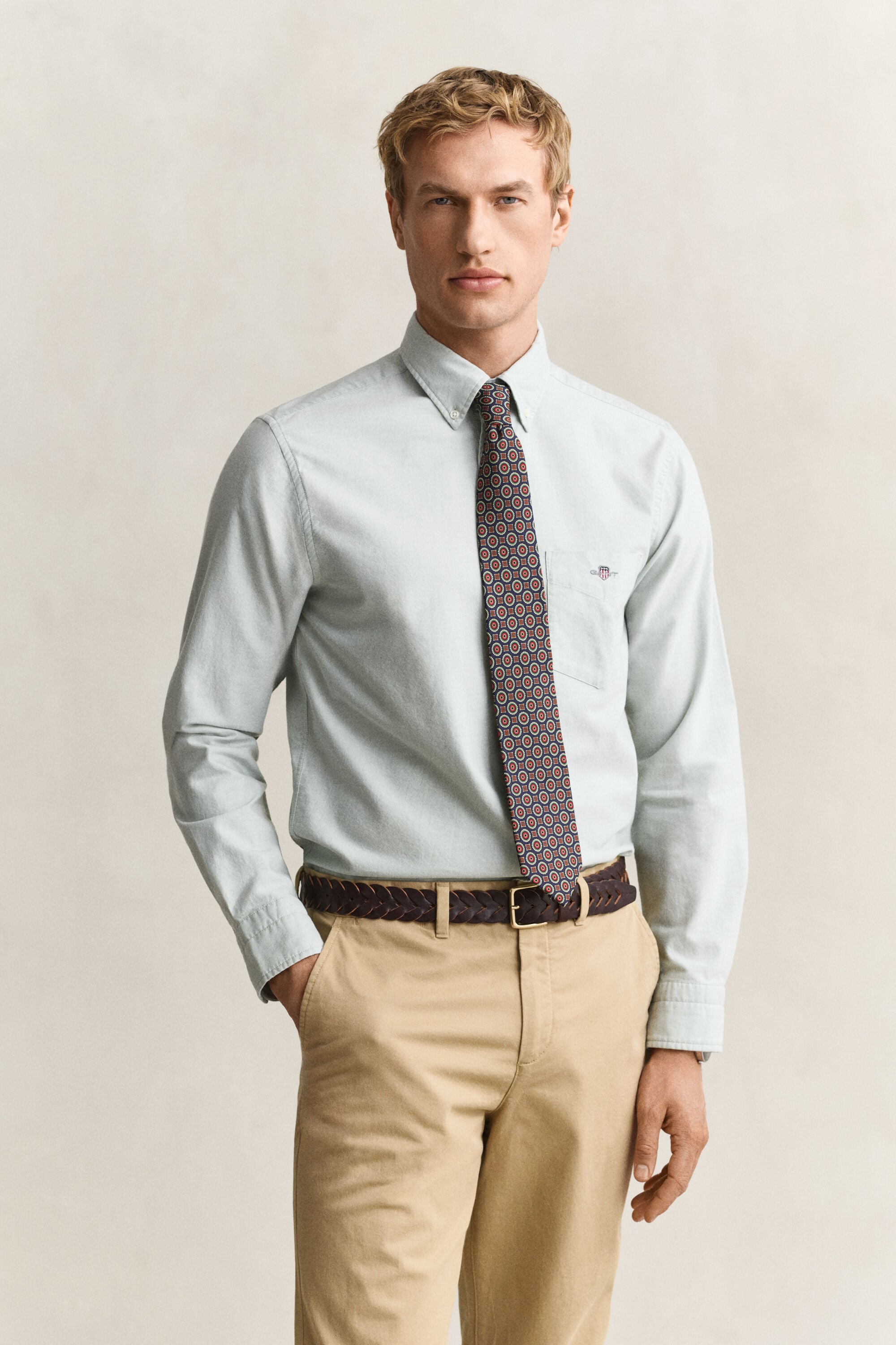 Camisa Oxford clássica regular fit