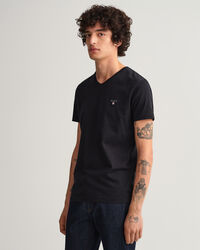 T-shirt com decote em V Original slim fit