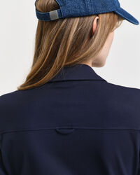 Vestido-camisa em jersey