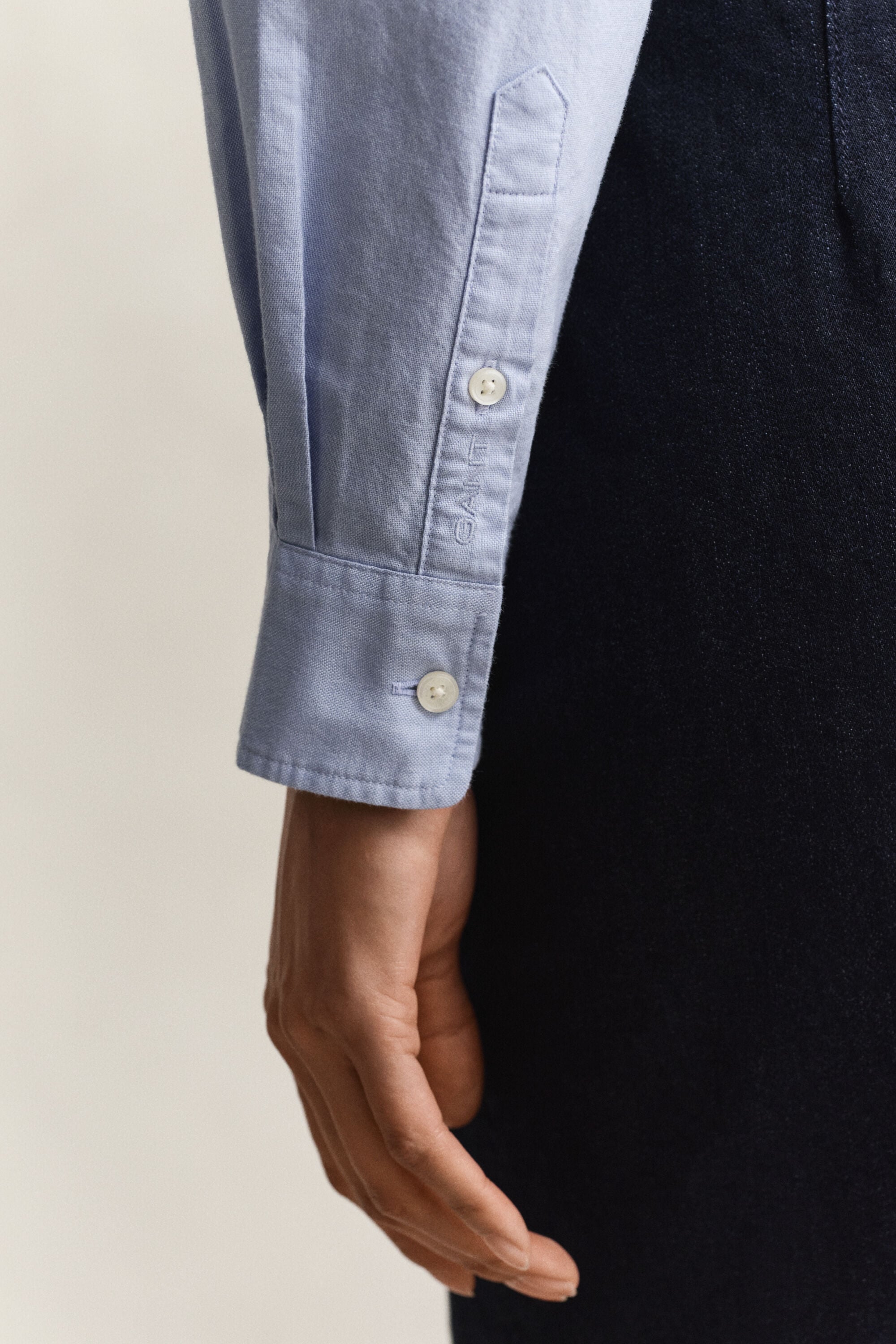 Camisa Oxford Classic com folhos