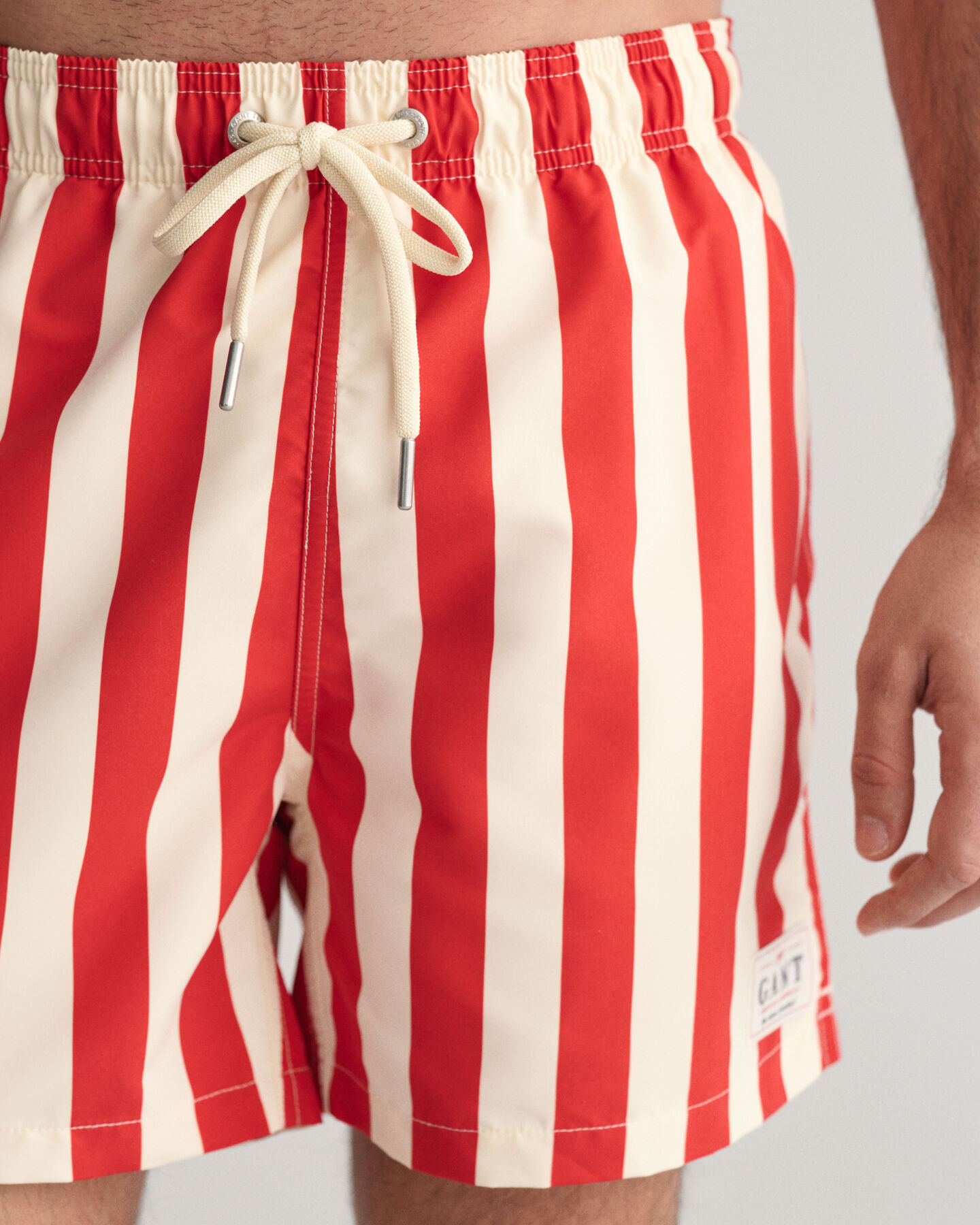 Block Striped Swim Shorts