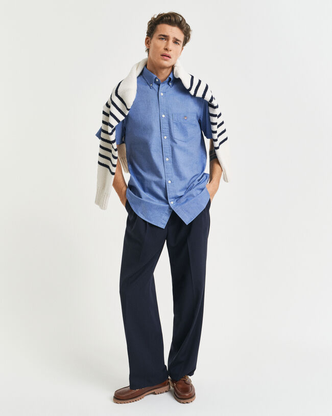 Camisa de manga curta Classic Oxford regular fit