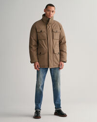 Casaco em flanela acolchoado