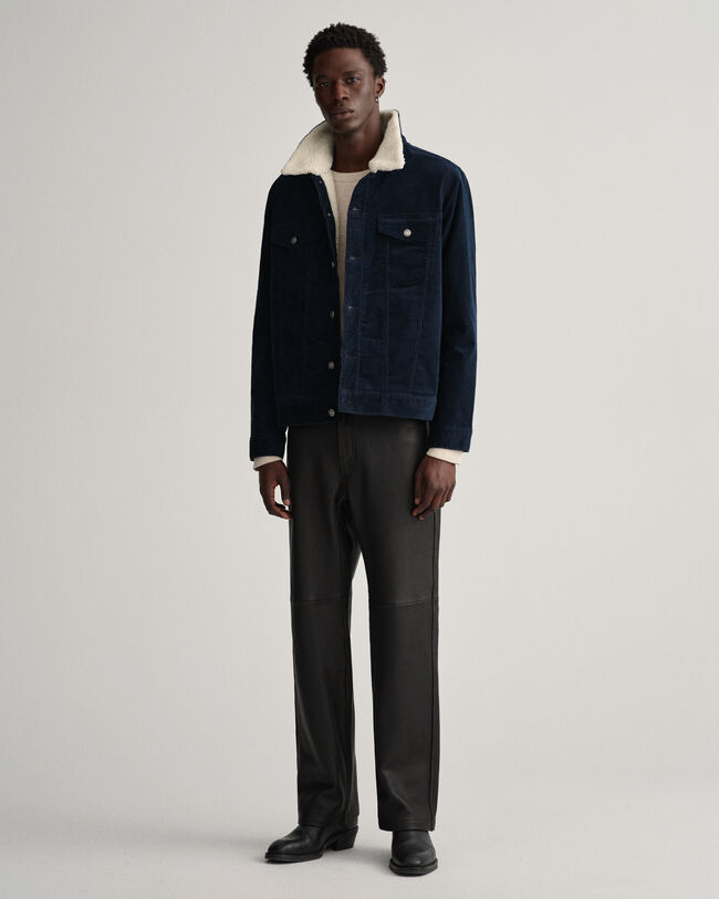 Casaco Trucker de bombazina