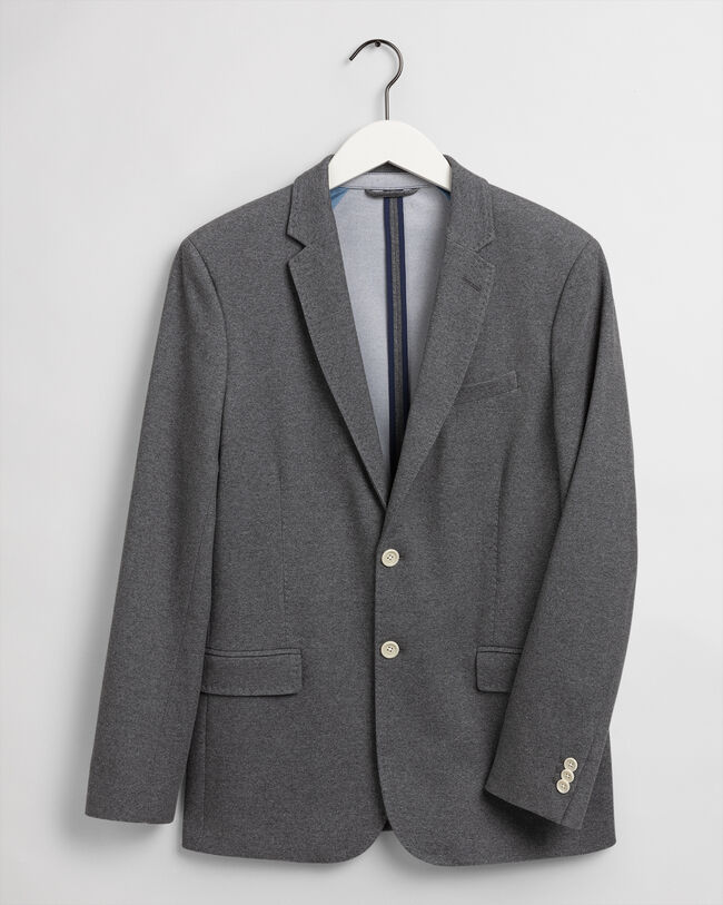 Blazer piqu&eacute; em jersey Tech Prep&trade;