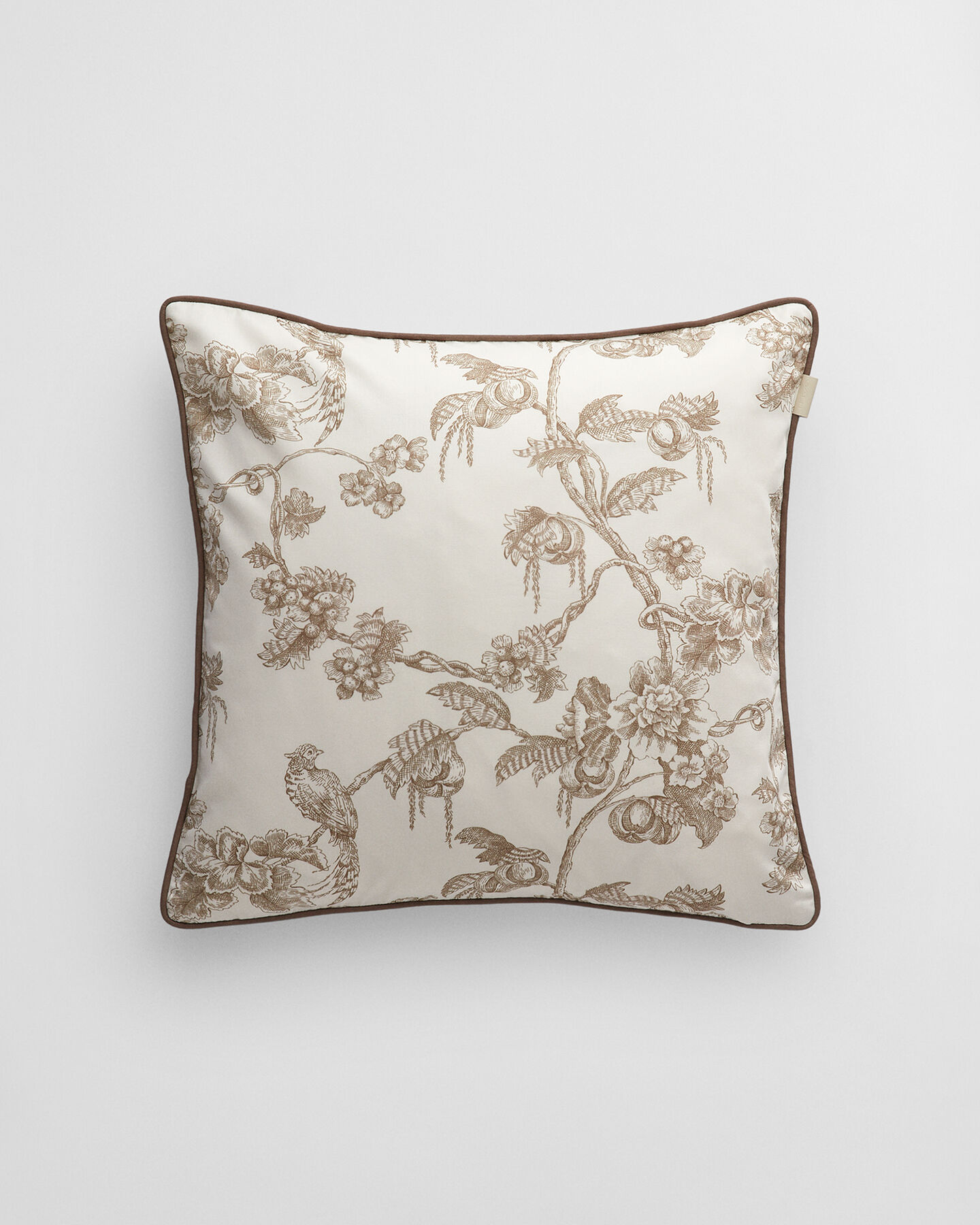 Capa de almofada acetinada com estampado Tree