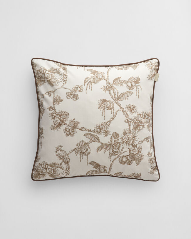 Capa de almofada acetinada com estampado Tree