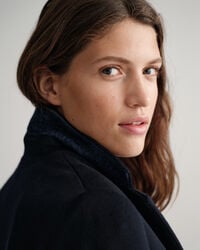 Sobretudo formal em mistura de lã