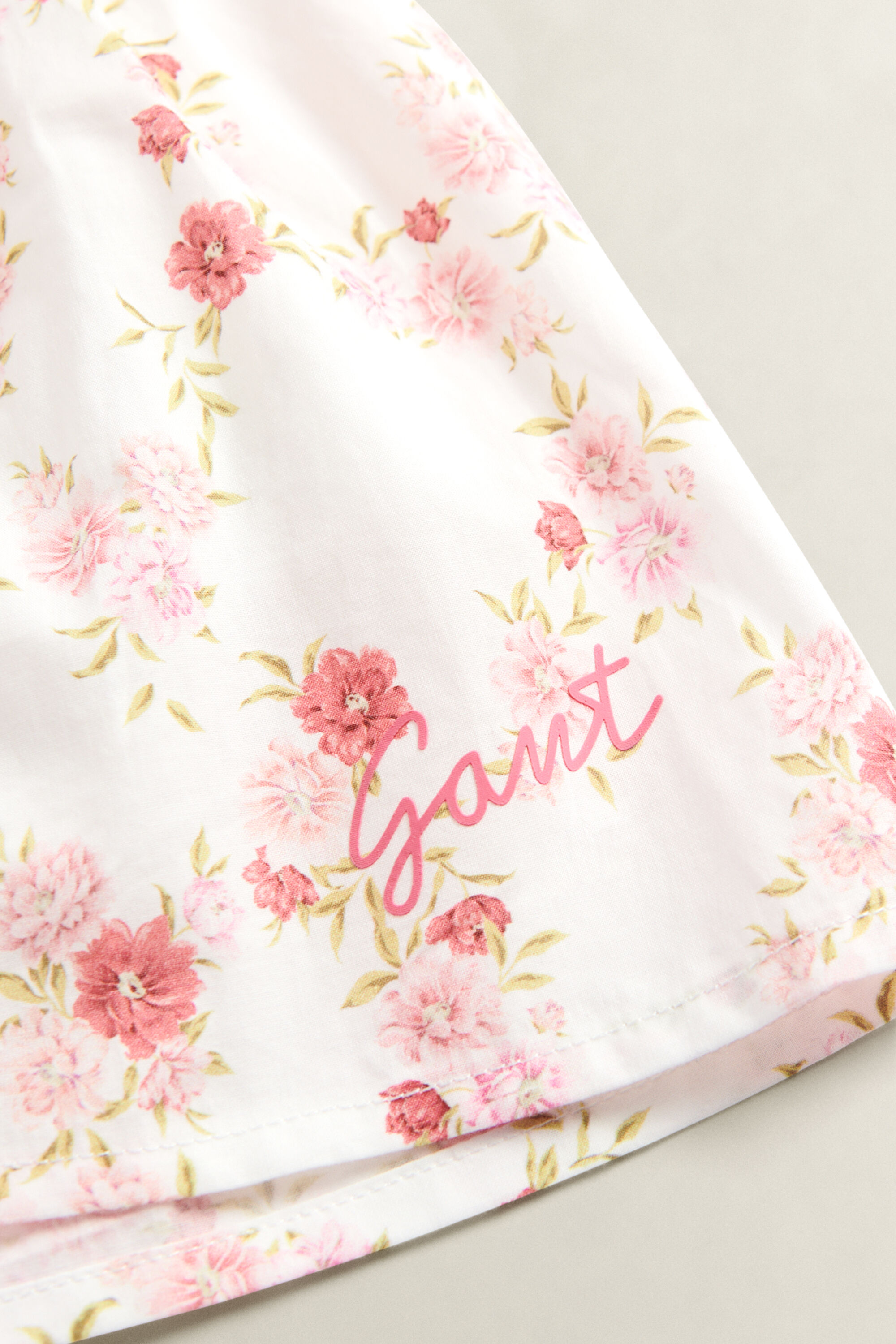 Conjunto vestido e tapa fralda floral Baby Girls