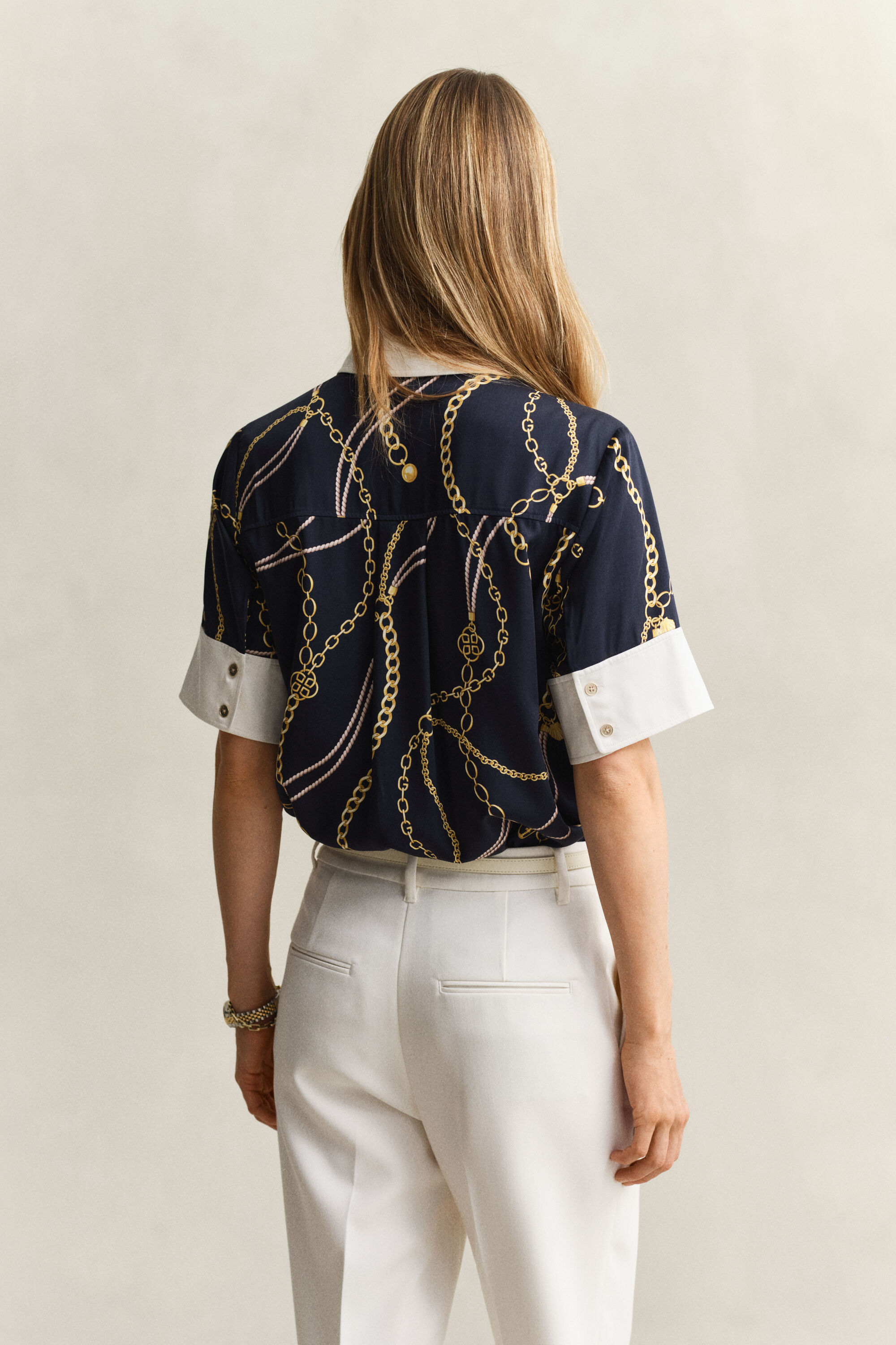 Blusa Contrast