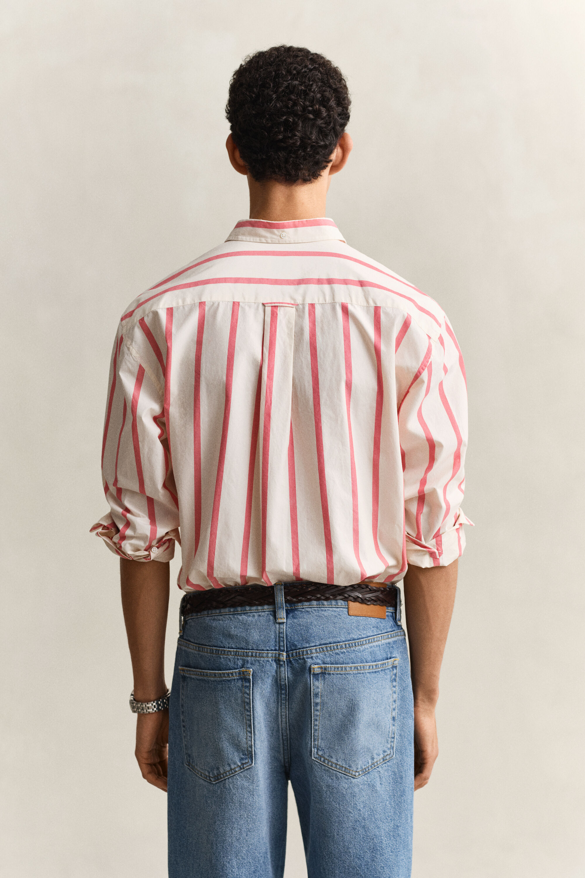 Camisa às riscas Heritage Poplin