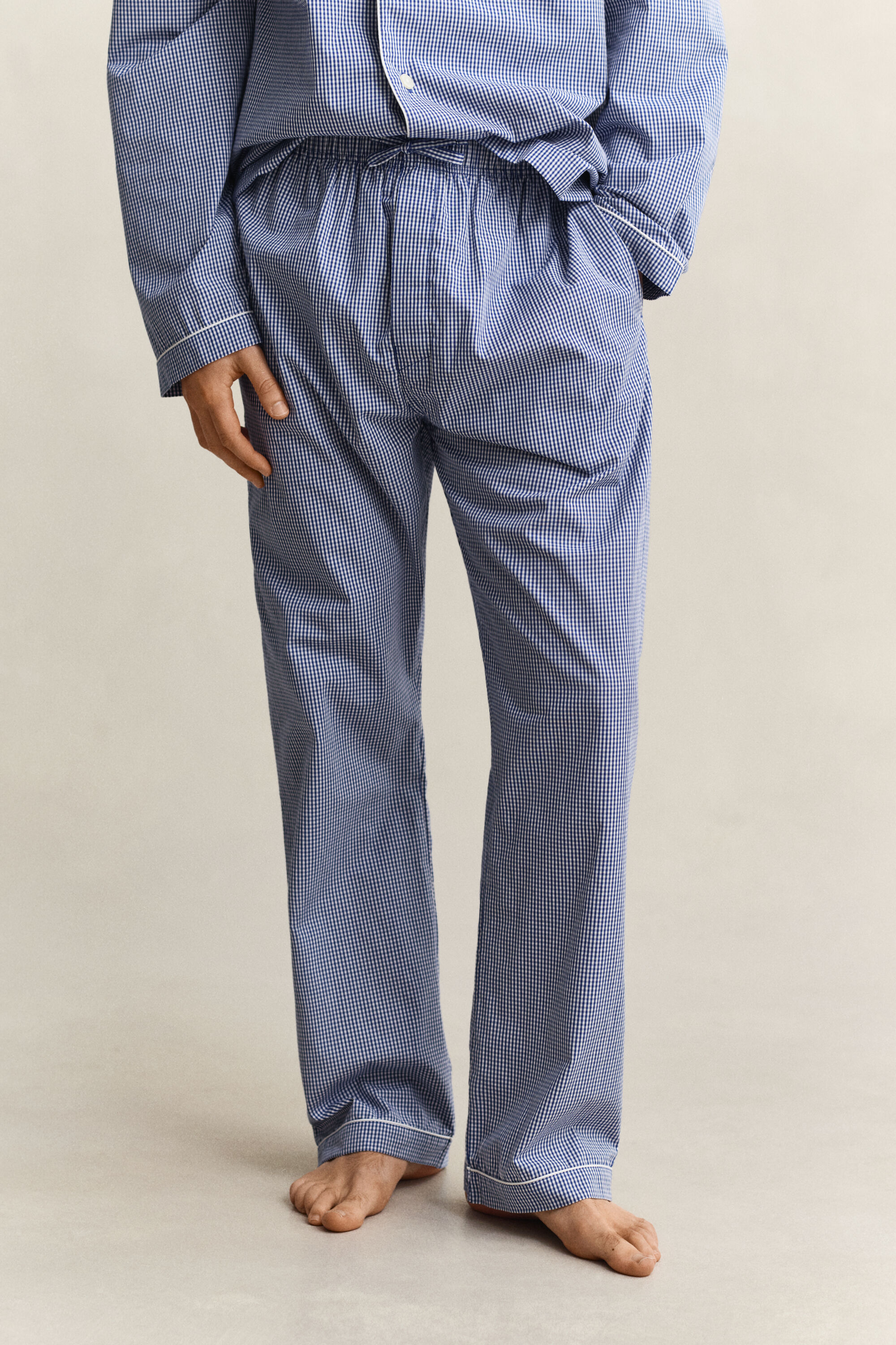 Pijama em popelina Gingham